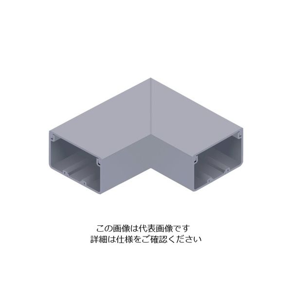マサル工業 マサル エムケーダクト付属品 平面マガリ 6号150型 グレー MDM6151 1個 120-5059（直送品）