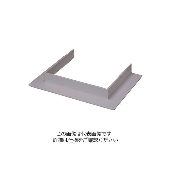 マサル工業 マサル エムケーダクト付属品 コ型フランジ 6号150型 グレー MDFC6151 1個 129-7123（直送品）