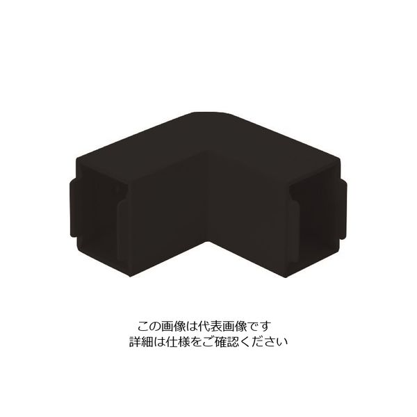 マサル工業 マサル 屋外用エムケーダクト付属品 内外マガリ 2号 ブラック MDK12W 1個 130-1785（直送品）