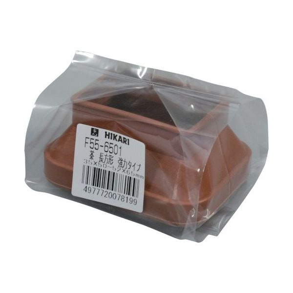 光 フリーサイズイスゴム 茶長角35×50ー52×65用 F55-6501 1セット(10個) 820-0959（直送品）