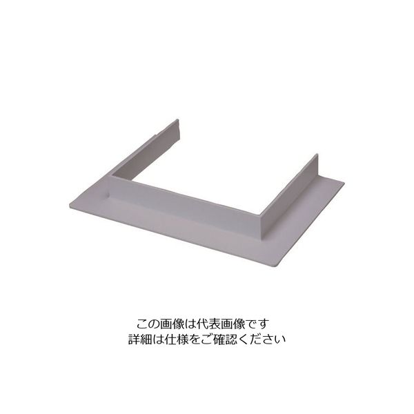 マサル工業 マサル エムケーダクト付属品 コ型フランジ 6号200型 グレー MDFC6201 1個 129-8629（直送品）