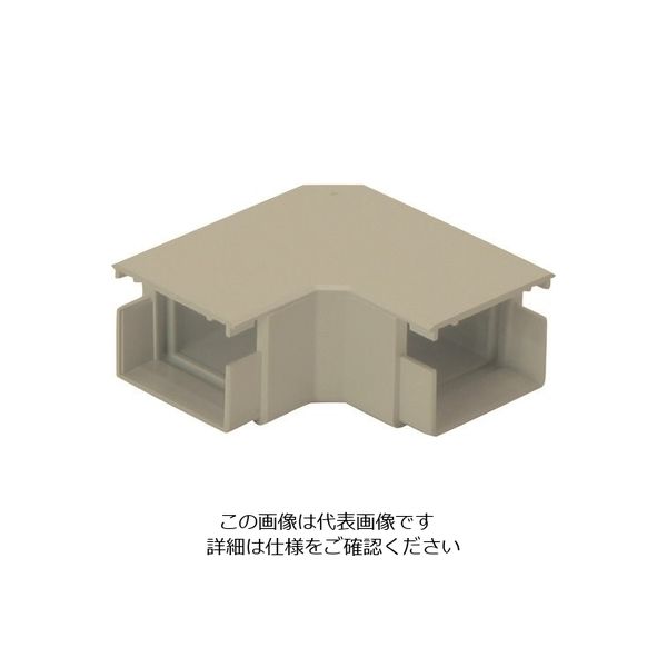 マサル工業 マサル エムケーダクト付属品 平面マガリ 3号 ライトベージュ MDM137 1個 130-0287（直送品）