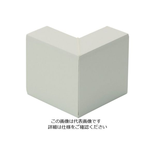 マサル工業 マサル エムケーダクト付属品 外マガリ 4号100型 ミルキーホワイト MDS4103 1個 120-5111（直送品）