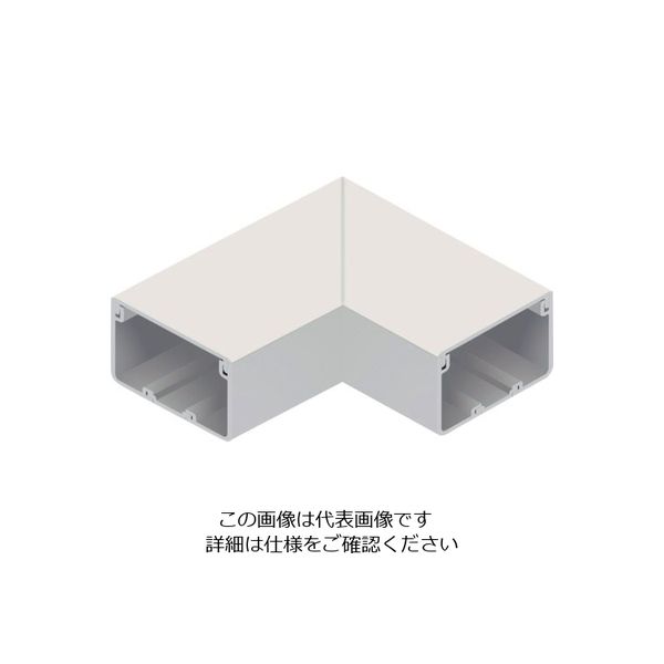 マサル工業 マサル エムケーダクト付属品 平面マガリ 8号 クリーム MDM185 1個 120-0303（直送品）