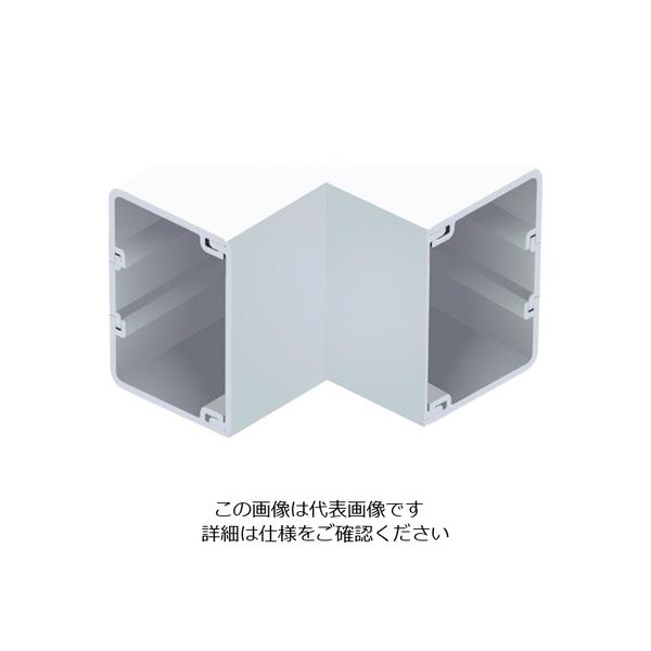 マサル工業 マサル エムケーダクト付属品 内マガリ 7号200型 ホワイト MDU7202 1個 120-5132（直送品）