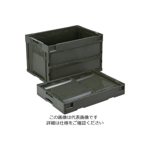 岐阜プラスチック工業 RISU 折りたたみコンテナー 604145 CBー