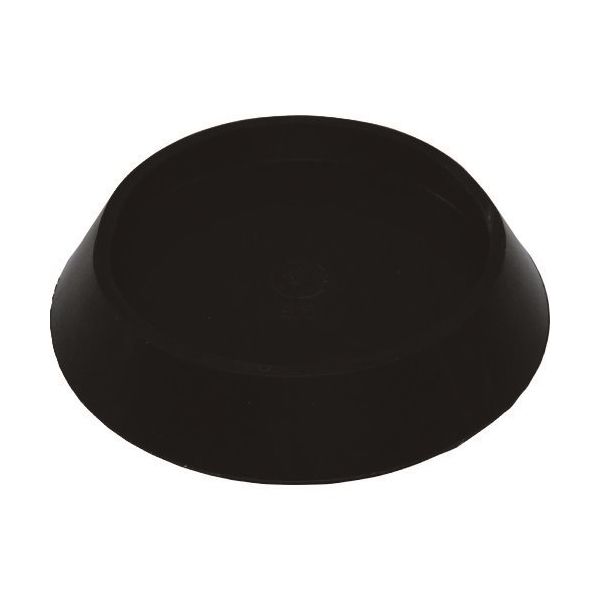 光 平置ゴムバラ 65mm 黒 B-G10-652 1セット(48個) 215-4290（直送品）