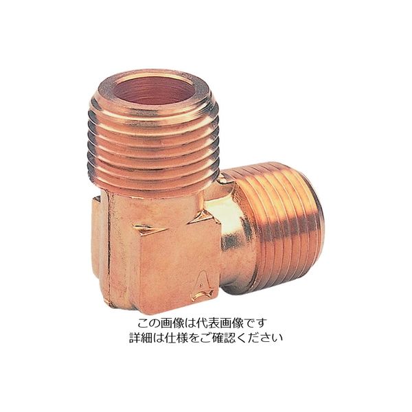 アソー ASOH 外ネジエルボ PT3/8(RoHS) LM-1033R 1個 195-3836（直送品）