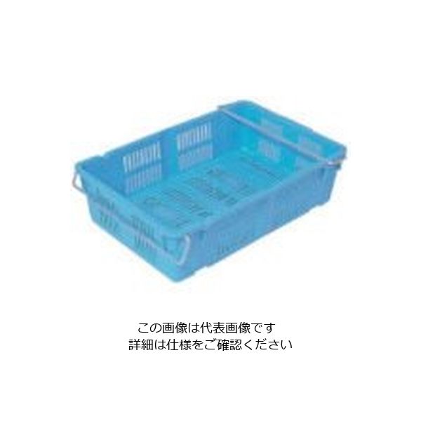 岐阜プラスチック工業 リス メッシュコンテナ 129419 プラスケットNo.400持手付37L 黄 NO-400 Y 1個（直送品）