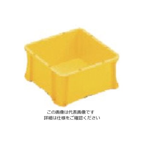 岐阜プラスチック工業 RISU ボックス型コンテナ 235776 ST型コンテナーSTーK7 黄 ST-K7 Y 1個 868-7165（直送品）