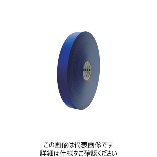 オカモト クラフトテープ NO224WC環境思いカラー長尺 青38ミリ×500M 224WC38500B 808-0994（直送品）