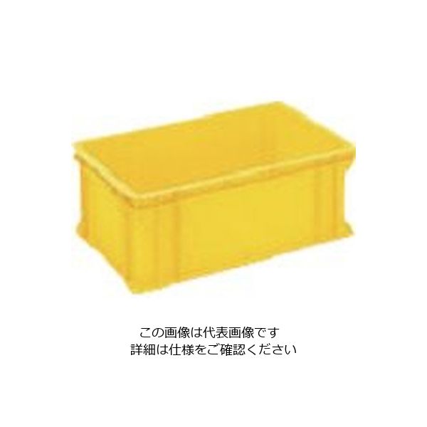 岐阜プラスチック工業 RISU Rボックス型コンテナ 134888 B型プラテナーRBー41 黄 RB-41 Y 1個 868-7095（直送品）