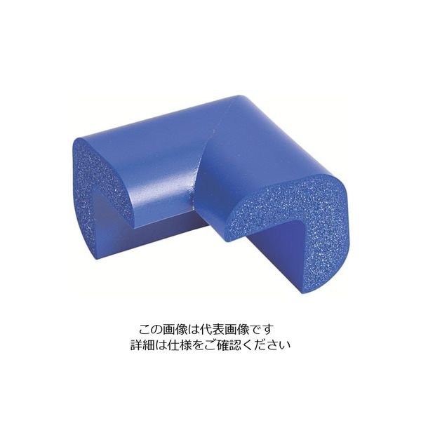 カーボーイ 安心クッション コーナー用 大 油面接着仕様 ブルー AC-19YS 1個 854-7791（直送品）