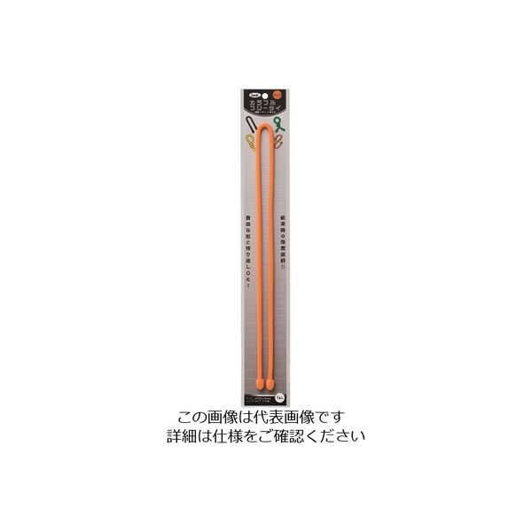 アイテック（AiTec） 光 カラフルフリータイ750×6mmオレンジ KFRT806-3 1セット（5個） 216-2193（直送品）