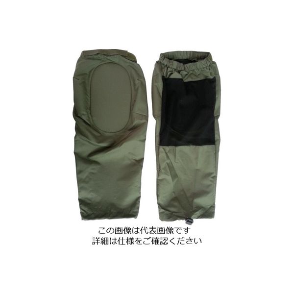 アトム ニーパッドカバー グリーン 2760-GR 1セット(5足) 862-1483（直送品）