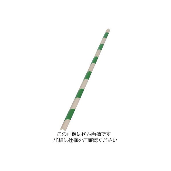 カーボーイ 安心クッション L字型90cm 細 グリーン/ホワイト AC133 1本 821-9698（直送品）