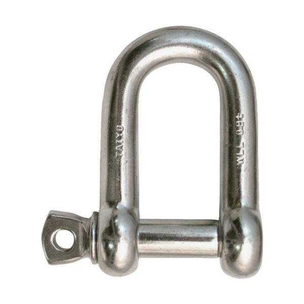 大洋製器工業 大洋 SUS 捻込シャックル 鍛造製 ツバ付 12MM(3007374) SUSNGS12T 1個 851-6484（直送品）