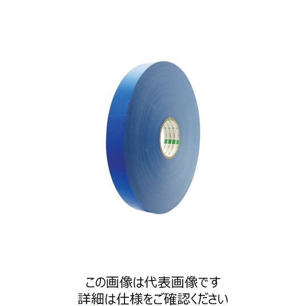 オカモト クラフトテープ NO228 ピュアカラー長尺 青 38ミリ×500M 228B38500 1セット(6巻) 808-1016（直送品）