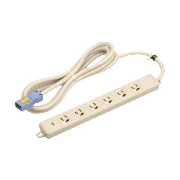 明工社 明工 OA用抜止接地タップ6コ口ハー MR7906NT3 1本 736-0207（直送品）