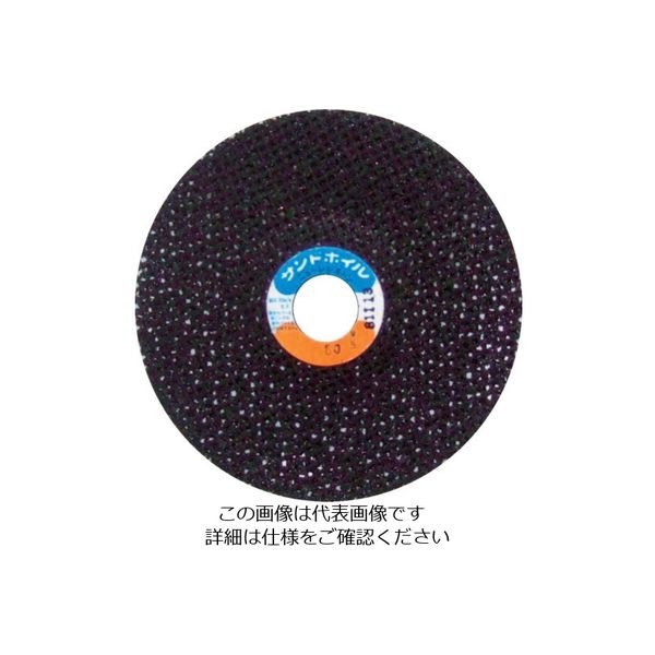 ニューレジストン NRS 網目状研磨ディスク サンドホイル 125×2×22 #80 SDW1252-80 1セット(10枚)（直送品）