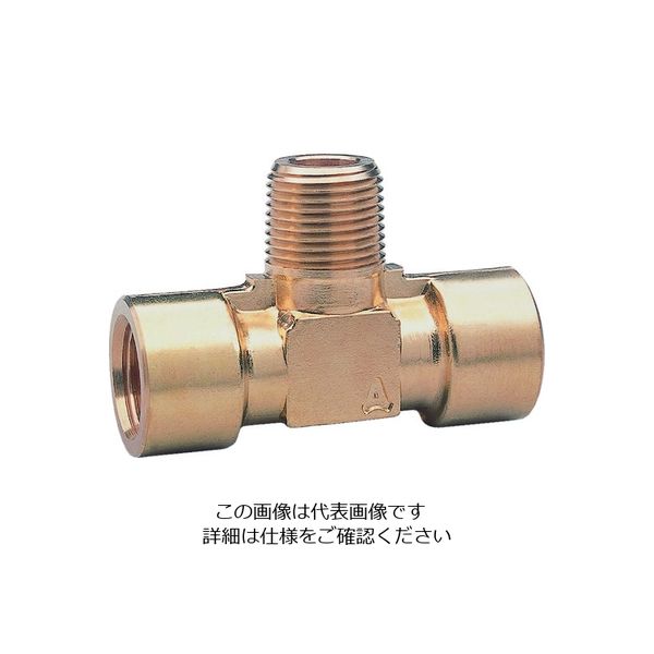 アソー ASOH 二方チーズ PT1/4(RoHS) TK-1222R 1個 195-3814（直送品）