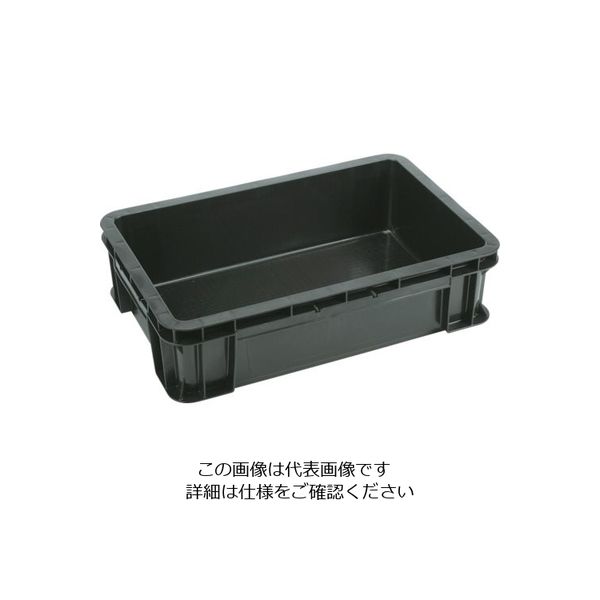 岐阜プラスチック工業 RISU STE型導電性コンテナ 236582 コンテナーSTー28B導電ブラック STE-28B 1個（直送品）