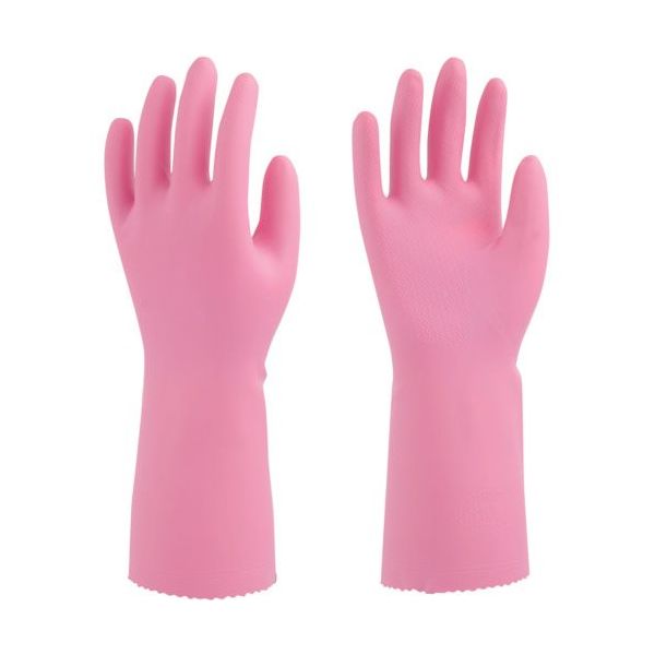 東和コーポレーション ビニスター 塩化ビニール手袋 トワローブフルールあつ手箱入り ピンク M 717-P-M 1セット(60双)（直送品）