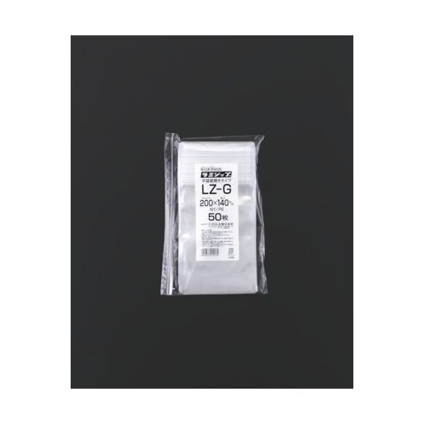 生産日本社 セイニチ チャック袋 「ラミジップ」 LZーG 平袋ナイロンタイプ 1700枚入 1箱(1700枚) 584-3375（直送品）