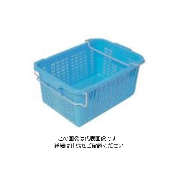 岐阜プラスチック工業 リス メッシュコンテナ 129501 プラスケットNo.450持手付39L 黄 NO-450 Y 1個（直送品）
