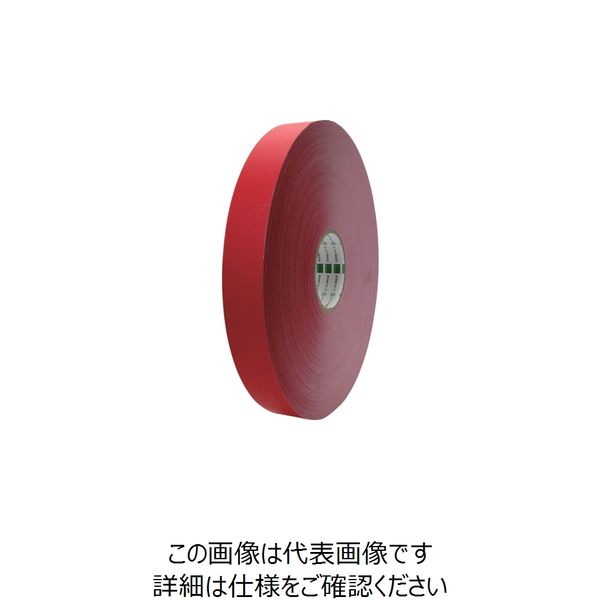 オカモト クラフトテープ NO224WC環境思いカラー長尺 赤50ミリ×500M 224WC50500R 808-1001（直送品）