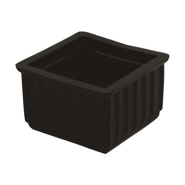 光 イス脚キャップバラ 黒角 36mm B-BE-4-362 1セット(200個) 215-2751（直送品）