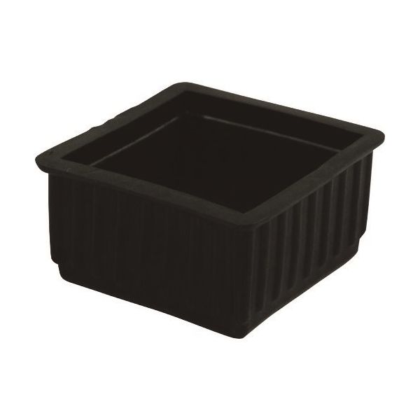 光 イス脚キャップバラ 黒角 45mm B-BE-4-452 1セット(100個) 215-8982（直送品）
