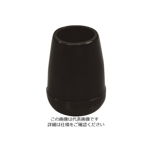 光 イス脚キャップバラパイプ用黒丸12.7mm B-BE-8-122 1セット(200個) 215-8992（直送品）