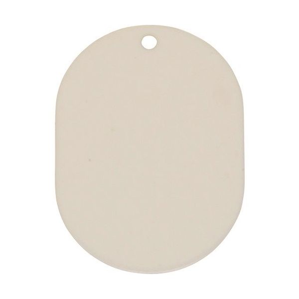 光 小判札 アクリル クリーンホワイト KF36-7 1セット(50枚) 216-2187（直送品）