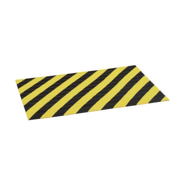 カーボーイ CARーBOY ジャバラマットスリム 小 ブラック/イエロー JM26 1枚 822-9564（直送品）