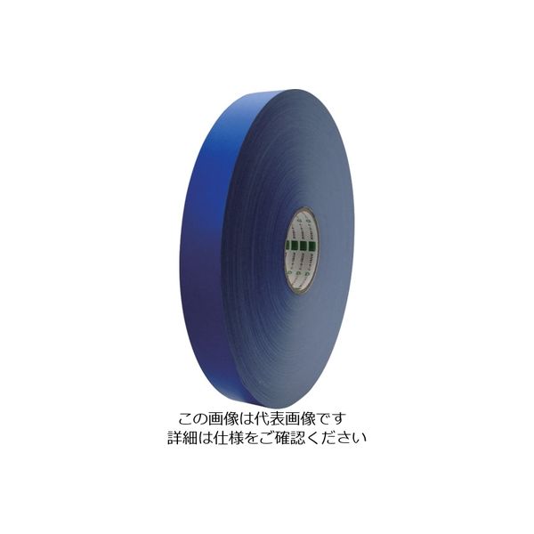 オカモト 自動封緘機用テープ クラフトテープ NO224WC環境思いカラー長尺 青50ミリ×500M 224WC50500B 1セット(5巻)（直送品）