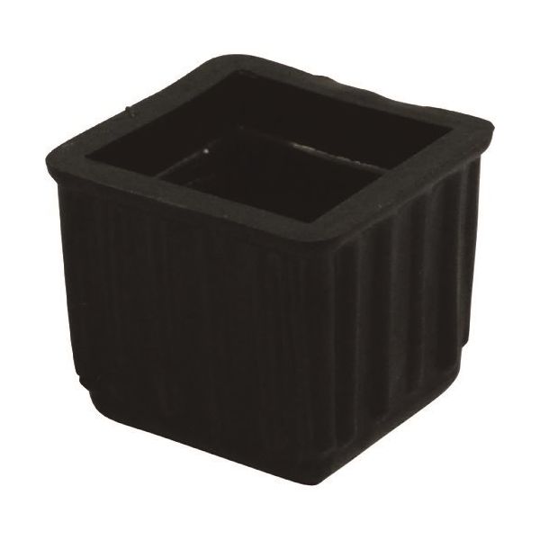 光 イス脚キャップバラ 黒角 21mm B-BE-4-212 1セット(200個) 215-4336（直送品）