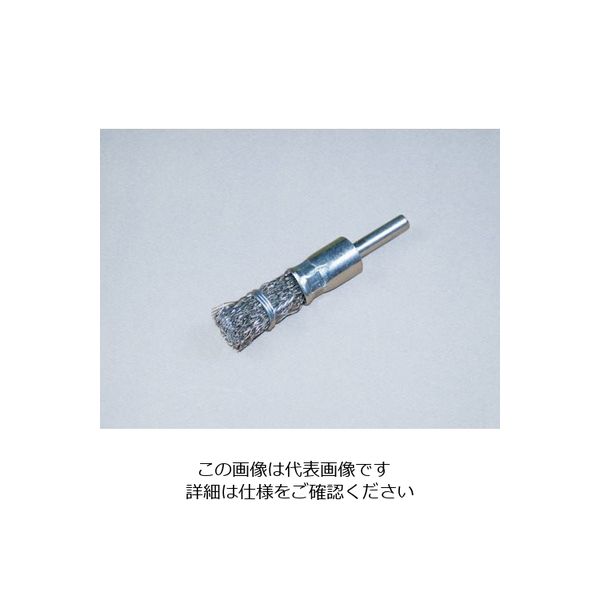 柳瀬 ヤナセ 軸付エンドブラシ ステンレス 15×30×6×25 BSE-15 1セット(10個) 812-3949（直送品）