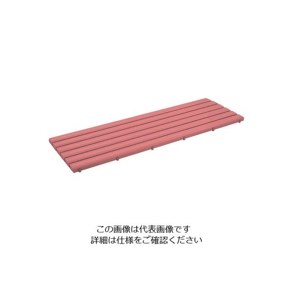 テラモト 抗菌安全スノコ(お客様組立品)600×1800mm ピンク MR-093-245-5 1枚 121-7898（直送品）