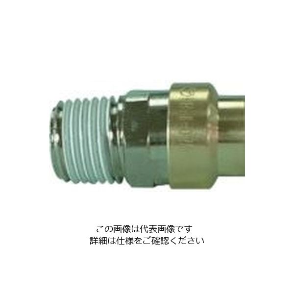 千代田通商 チヨダ ファイブHタイプメイルコネクタ 10mm・R3/8 HB-10-03M 1個 808-2875（直送品）