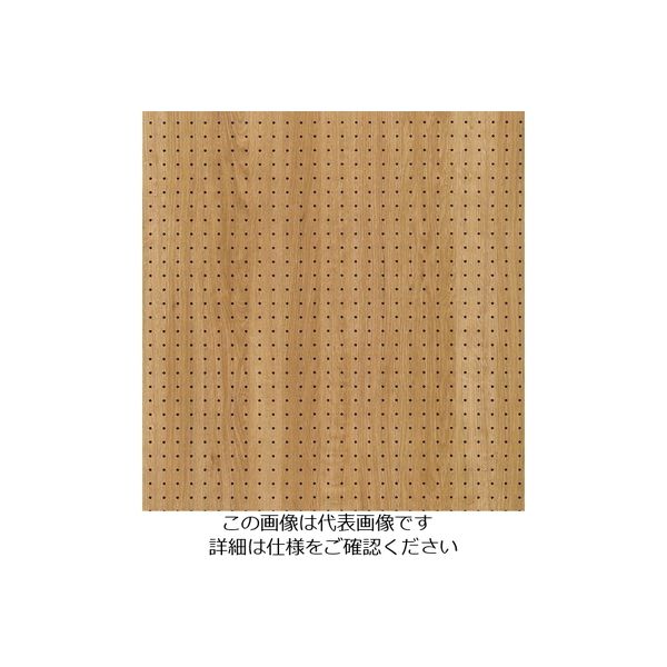 光 木調パンチングボードウッディ オーク 約910×600mm PGMBD69-5 1セット(5枚) 151-7238（直送品）