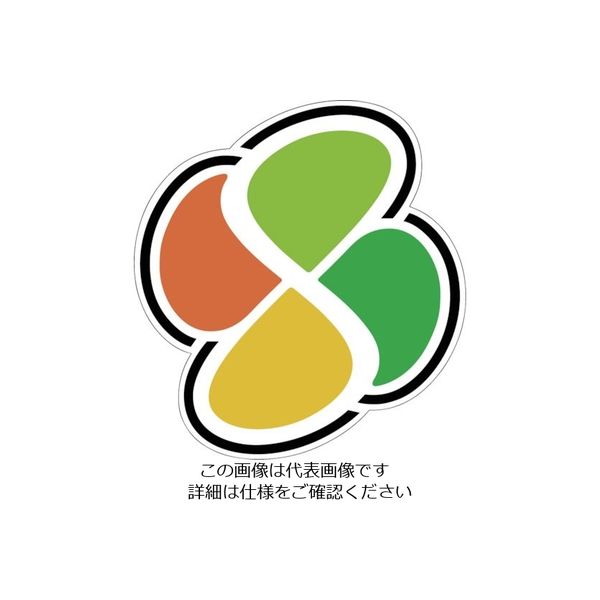 つくし工房 つくし ヘルメット用ステッカー 四葉マーク BL-338 1セット(50枚:5枚×10袋) 824-6317（直送品）