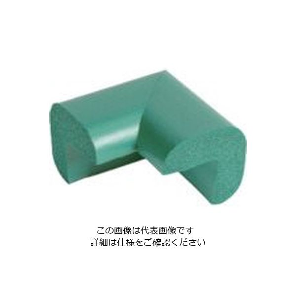 カーボーイ 安心クッション コーナー用 大 グリーン AC20 1本 854-7792（直送品）