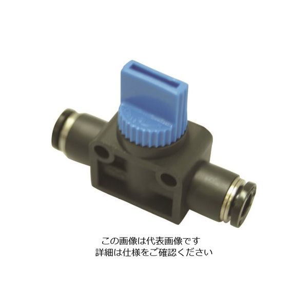 扶桑精機 扶桑 エア用ハンドバルブ HV6ー6 1個 152-2555（直送品）