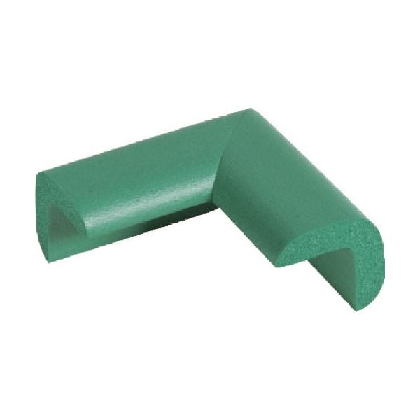 カーボーイ 安心クッション コーナー用 細 グリーン AC68 1個 854-7872（直送品）