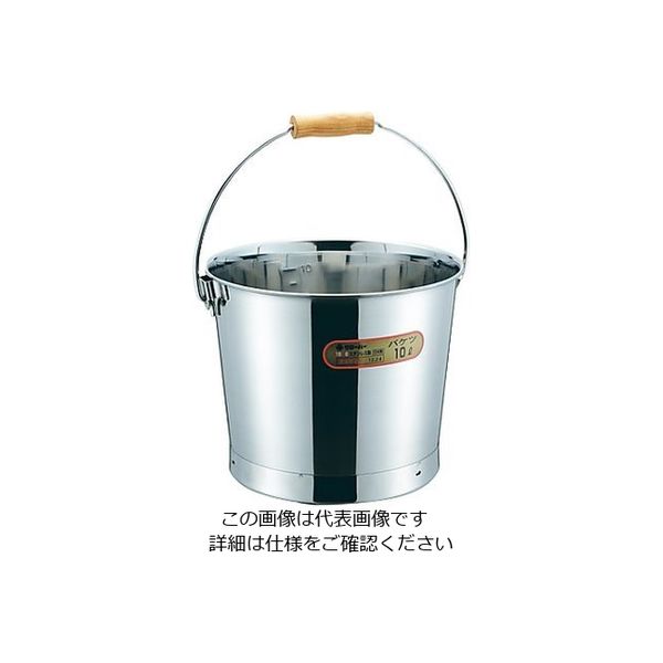 大屋製作所 18ー8 木製把手バケツ 8L 10014808 1個 61-0112-75（直送品）