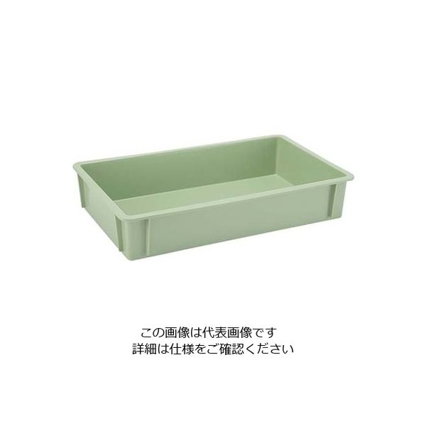 江部松商事 H型 番重 Hー1型 グリーン 61-6564-95 1個（直送品）