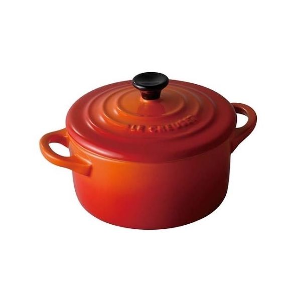 ル・クルーゼ ジャポン ミニ・ココット 910050 オレンジ(09) 5920240 1個 61-6533-93（直送品）