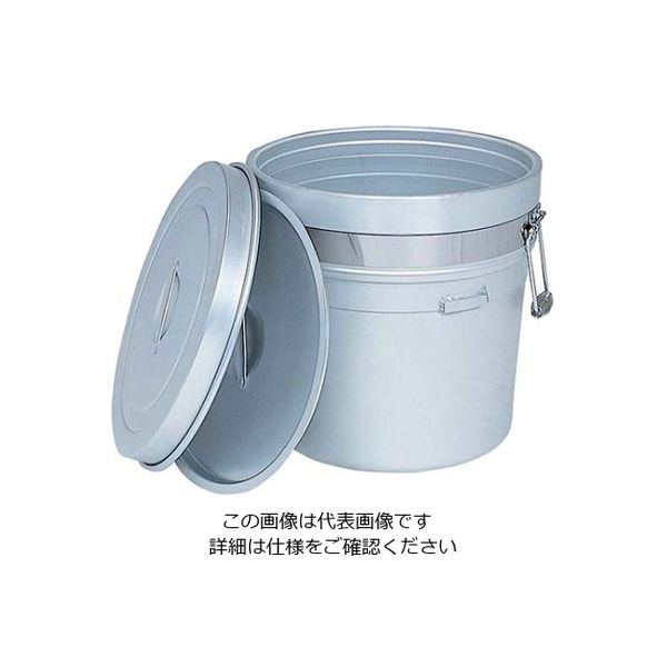 江部松商事 アルマイト 段付二重食缶(大量用)250ーS 61-6527-16 1個（直送品）