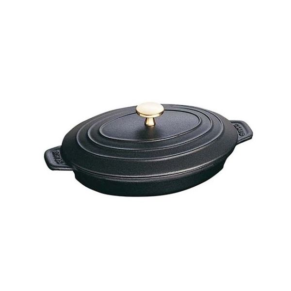 ツヴィリング J.A. ヘンケルス ジャパン ストウブ オーバルホットプレート 23cm 黒 40509ー582 8877600 1個（直送品）